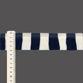 FRANJA LISA 4cm CHAMPAGNE/AZUL ESCURO 10m