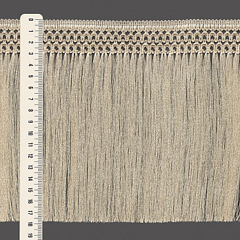 FRANJA MACRAMÊ 17,8cm PALHA 10m