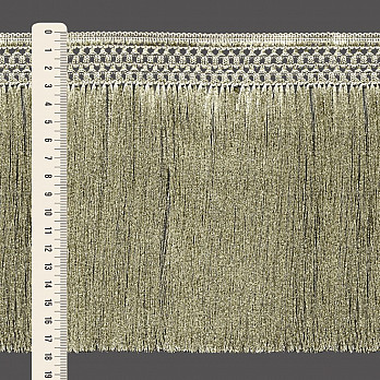 FRANJA MACRAMÊ 17,8cm VERDE ENVELHECIDO 11m