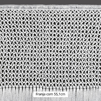 FRANJA MACRAMÊ 55,1cm SEM BENEFICIAMENTO 10m