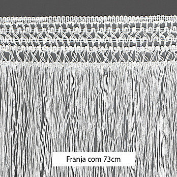 FRANJA MACRAMÊ 73cm SEM BENEFICIAMENTO 10m