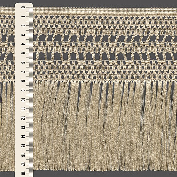 FRANJA MACRAMÊ PALITO 17,6cm AREIA ESCURO 10m