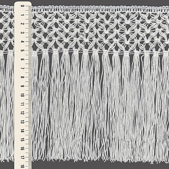 FRANJA MACRAME X 17,5cm SEM BENEFICIAMENTO 10m