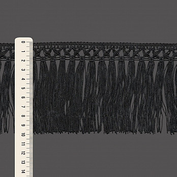 FRANJA MACRAMÊ X PEGGY 10cm PRETO 10m