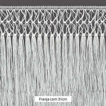 FRANJA MACRAME X PEGGY 31cm SEM BENEFICIAMENTO 10m