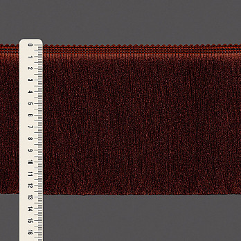 FRANJA MÉDIA LISA 12,8cm MARROM 10m