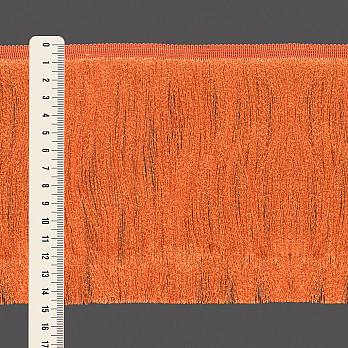 FRANJA MÉDIA LISA 14,8cm TANGERINA CLARO 10m