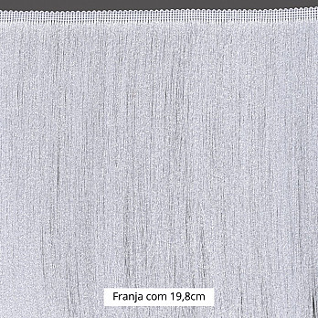 FRANJA MÉDIA LISA 19,8cm BRANCO 10m