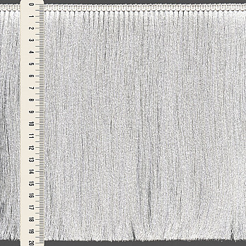 FRANJA MÉDIA LISA 19,8cm BRANCO/CHAMPAGNE 10m