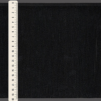 FRANJA MÉDIA LISA 19,8cm PRETO 10m