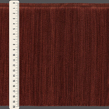 FRANJA MÉDIA LISA 19,8cm RAPOSA/MARROM 10m