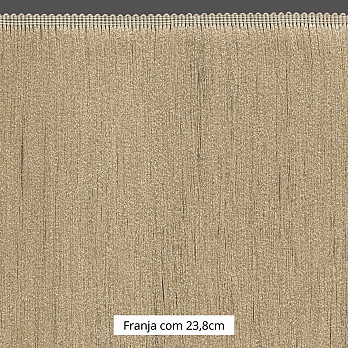 FRANJA MÉDIA LISA 23,8cm AREIA ESCURO 10m