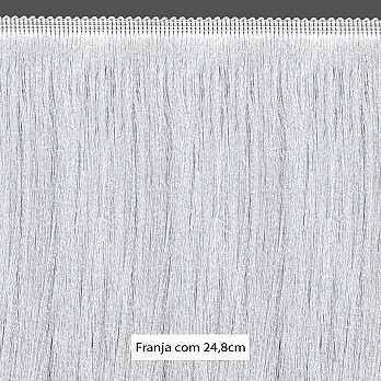 FRANJA MÉDIA LISA 24,8cm SEM BENEFICIAMENTO 10m