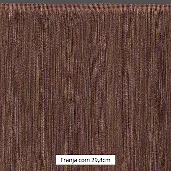 FRANJA MÉDIA LISA 29,8cm CAMURÇA MÉDIO/CASTOR/MARROM/CHOCOLATE/MARROM CAMURÇA/ÉBANO 10m