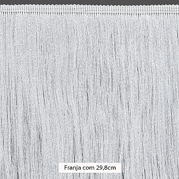 FRANJA MÉDIA LISA 29,8cm SEM BENEFICIAMENTO 10m