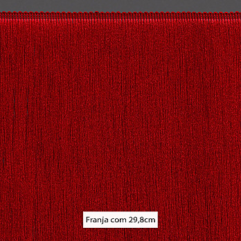 FRANJA MÉDIA LISA 29,8cm VINHO 10m