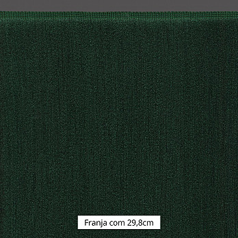 FRANJA MEDIA LISA 29,8cm VERDE ESCURO 10m