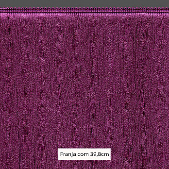 FRANJA MÉDIA LISA 39,8cm LAVANDA 10m