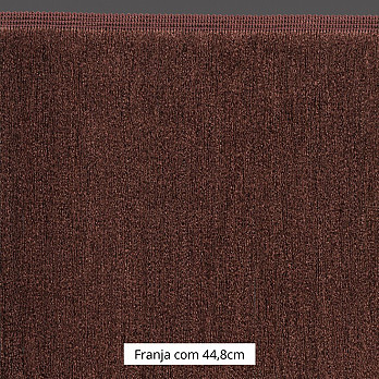 FRANJA MÉDIA LISA 44,8cm MARROM 10m