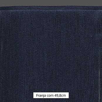 FRANJA MÉDIA LISA 49,8cm AZUL MARINHO 10m