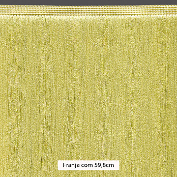 FRANJA MÉDIA LISA 59,8cm AMARELO CLARO 10m