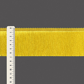 FRANJA MÉDIA LISA 6,8cm AMARELO 10m