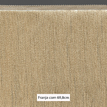FRANJA MÉDIA LISA 69,8cm PALHA 10m