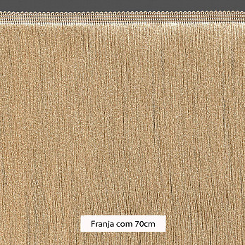 FRANJA MÉDIA LISA 70cm PALHA 10m