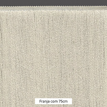 FRANJA MÉDIA LISA 75cm CHAMPAGNE 10m