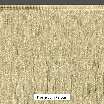 FRANJA MÉDIA LISA 79,8cm AMARELO CLARO 10m