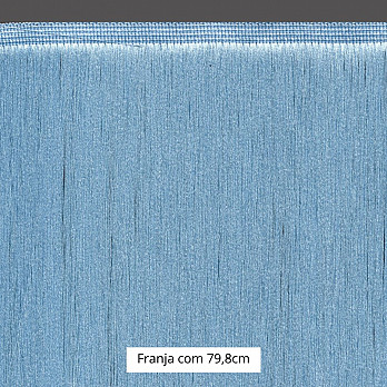FRANJA MÉDIA LISA 79,8cm AZUL BEBÊ 10m