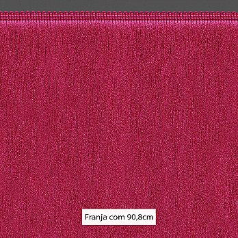 FRANJA MÉDIA LISA 90,8cm MAGENTA