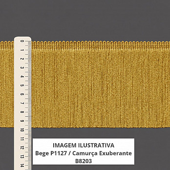 FRANJA MÉDIA LISA 9,8cm CAMURÇA EXUBERANTE 10m