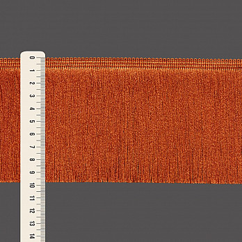 FRANJA MÉDIA LISA 9,8cm MARROM QUEIMADO 10m