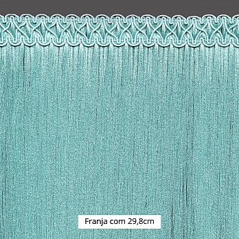 FRANJA ONDULADA MARCHESA 29,8cm AZUL NUVEM 10m