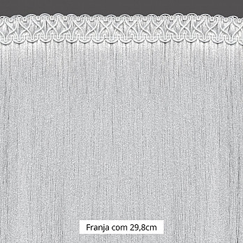 FRANJA ONDULADA MARCHESA 29,8cm SEM BENEFICIAMENTO 10m