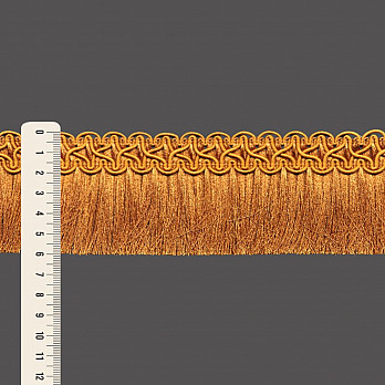 FRANJA ONDULADA MARCHESA 6cm MARROM 10m
