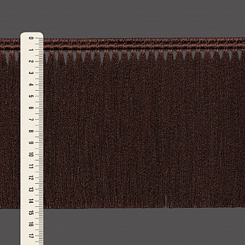 FRANJA PINGENTE 14,7cm MARROM 10m