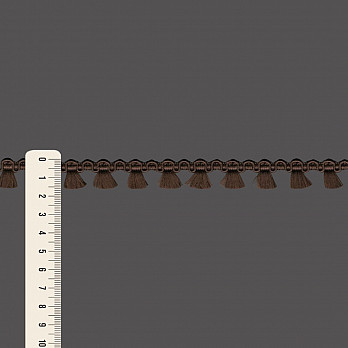 FRANJA PINGENTE 1,6cm MARROM 50m