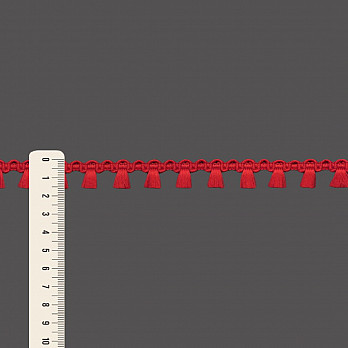 FRANJA PINGENTE 1,6cm VERMELHO 50m
