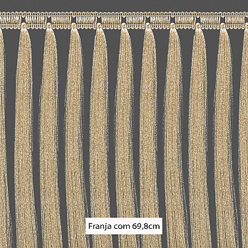 FRANJA PINGENTE 69,8cm PALHA 10m