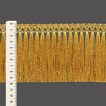 FRANJA PINGENTE 9,8cm BEGE 10m