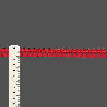 FRANJA PINGENTE MILANÊ 1,6cm VERMELHO 50m