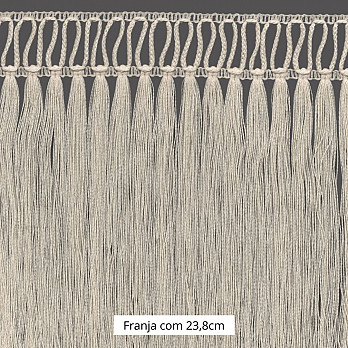 FRANJA PONTO PALITO 23,8cm CRU 10m