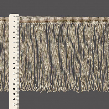 FRANJA VISCOSE 14,5cm BEGE 10m