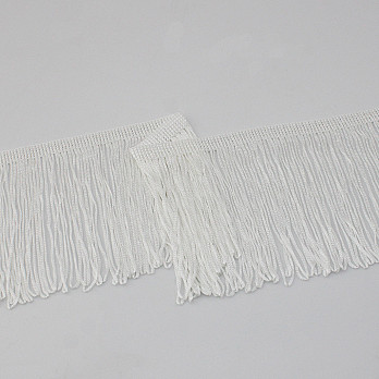 FRANJA VISCOSE 14,5cm BRANCO 10m
