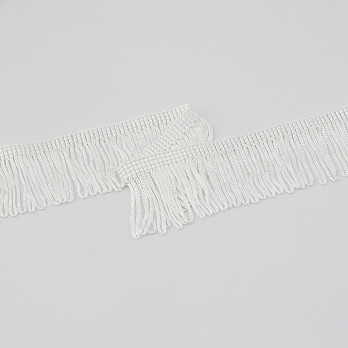 FRANJA VISCOSE 4,8cm BRANCO 10m