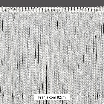 FRANJA VISCOSE TESSA 82cm SEM BENEFICIAMENTO 10m