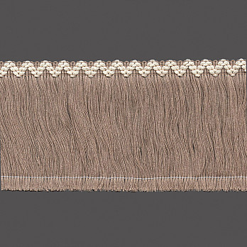 FRANJA ZIGZAG 10cm CAMURÇA CLARO/CHAMPAGNE 10m