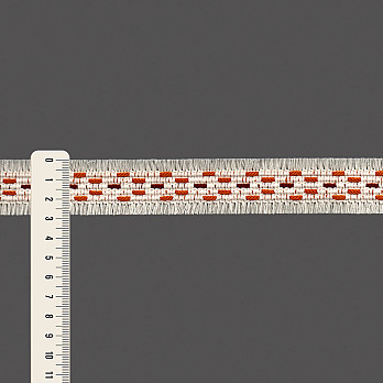 PASSAMANARIA DESFIADA 2,8cm CRU/LARANJA/LARANJA ARAGON 20m